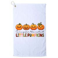 Caring For The Cutest Little Pumpkins Platinum Collection Golf Towel