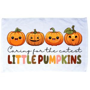 Caring For The Cutest Little Pumpkins Microfiber Hand Towel