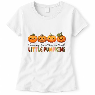 Caring For The Cutest Little Pumpkins Womens T-Shirt