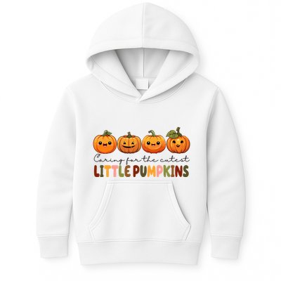 Caring For The Cutest Little Pumpkins Kids Hoodie