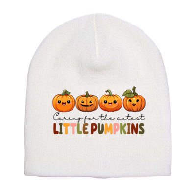 Caring For The Cutest Little Pumpkins Short Acrylic Beanie