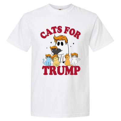 Cats For Trump 2024 Election Make Pets Safe Again Garment-Dyed Heavyweight T-Shirt