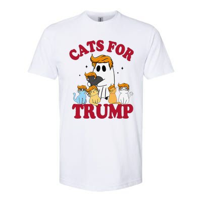 Cats For Trump 2024 Election Make Pets Safe Again Softstyle® CVC T-Shirt