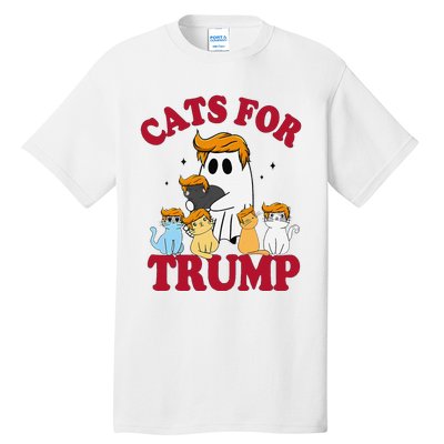 Cats For Trump 2024 Election Make Pets Safe Again Tall T-Shirt