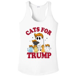 Cats For Trump 2024 Election Make Pets Safe Again Ladies PosiCharge Competitor Racerback Tank