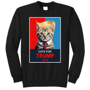 Cats For Trump 2024 Election Gift Sweatshirt