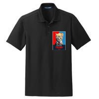 Cats For Trump 2024 Election Gift Dry Zone Grid Polo