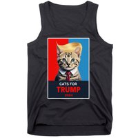 Cats For Trump 2024 Election Gift Tank Top