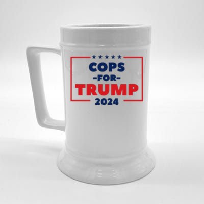 Cops For Trump 2024 Beer Stein