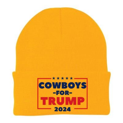 Cowboys For Trump 2024 Knit Cap Winter Beanie