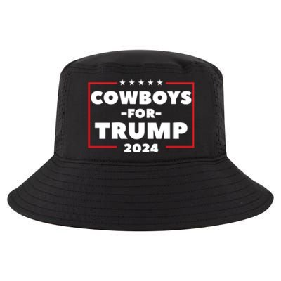 Cowboys For Trump 2024 Cool Comfort Performance Bucket Hat