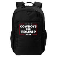 Cowboys For Trump 2024 Daily Commute Backpack