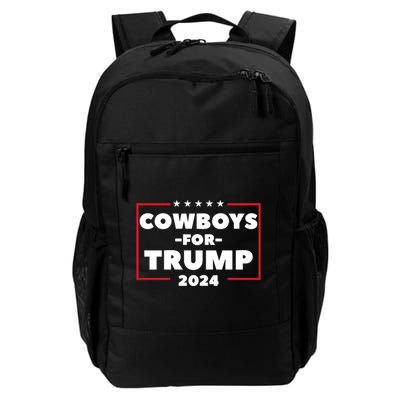 Cowboys For Trump 2024 Daily Commute Backpack