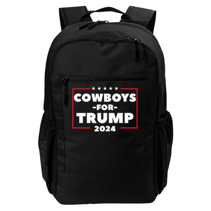 Cowboys For Trump 2024 Daily Commute Backpack