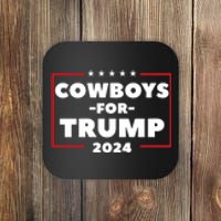 Cowboys For Trump 2024 Coaster