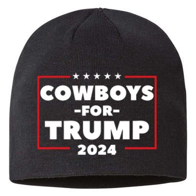 Cowboys For Trump 2024 Sustainable Beanie