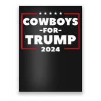 Cowboys For Trump 2024 Poster