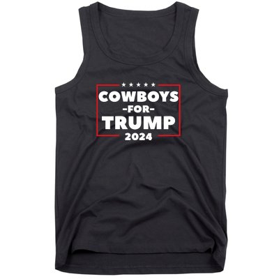 Cowboys For Trump 2024 Tank Top