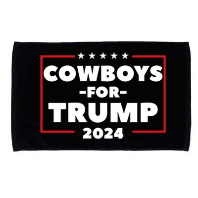 Cowboys For Trump 2024 Microfiber Hand Towel