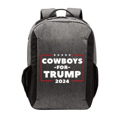 Cowboys For Trump 2024 Vector Backpack