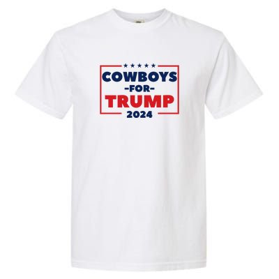 Cowboys For Trump 2024 Garment-Dyed Heavyweight T-Shirt