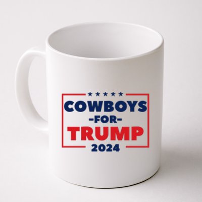 Cowboys For Trump 2024 Coffee Mug