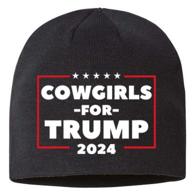 Cowgirls For Trump 2024 Sustainable Beanie