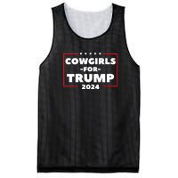 Cowgirls For Trump 2024 Mesh Reversible Basketball Jersey Tank