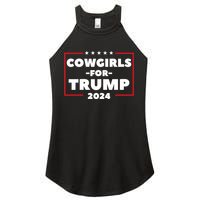 Cowgirls For Trump 2024 Women's Perfect Tri Rocker Tank