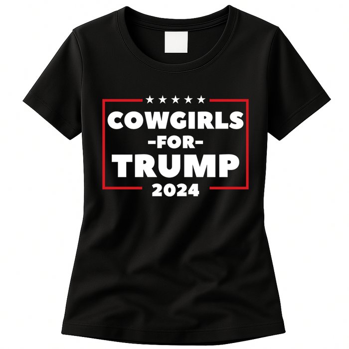 Cowgirls For Trump 2024 Women's T-Shirt