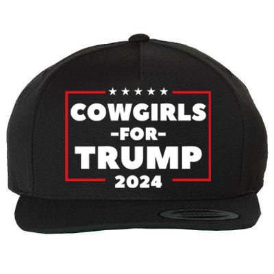 Cowgirls For Trump 2024 Wool Snapback Cap