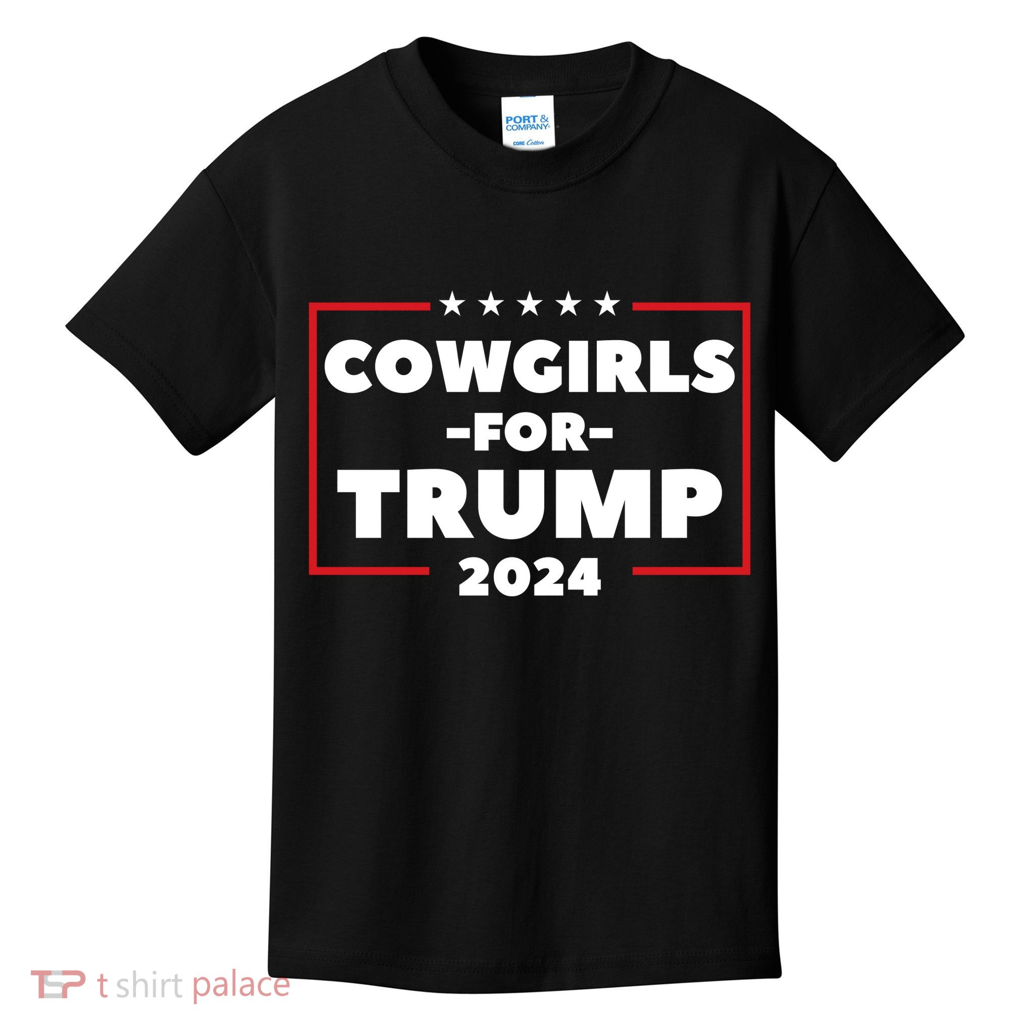 Cowgirls For Trump 2024 Kids T-Shirt