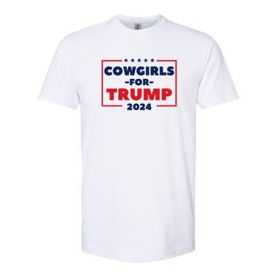 Cowgirls For Trump 2024 Softstyle CVC T-Shirt