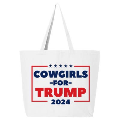 Cowgirls For Trump 2024 25L Jumbo Tote