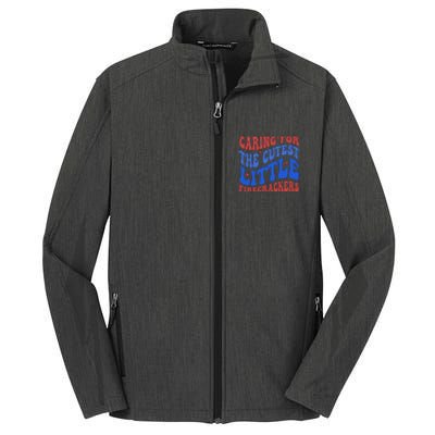 Caring For The Cutest Little Firecrackers 4th Of July Core Soft Shell Jacket