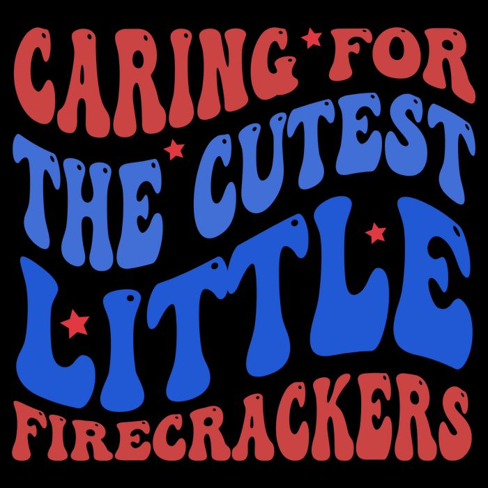 Caring For The Cutest Little Firecrackers 4th Of July 16oz Travel Tumbler