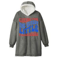 Caring For The Cutest Little Firecrackers 4th Of July Hooded Wearable Blanket