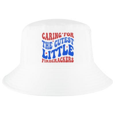 Caring For The Cutest Little Firecrackers 4th Of July Cool Comfort Performance Bucket Hat