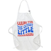 Caring For The Cutest Little Firecrackers 4th Of July Apron