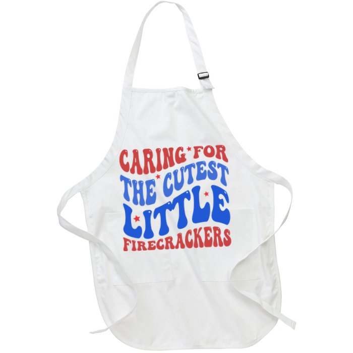 Caring For The Cutest Little Firecrackers 4th Of July Apron