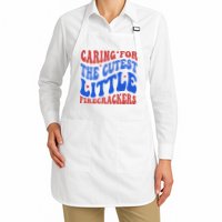 Caring For The Cutest Little Firecrackers 4th Of July Apron