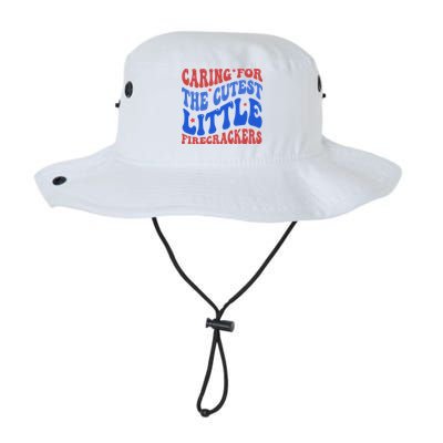 Caring For The Cutest Little Firecrackers 4th Of July Bucket Hat