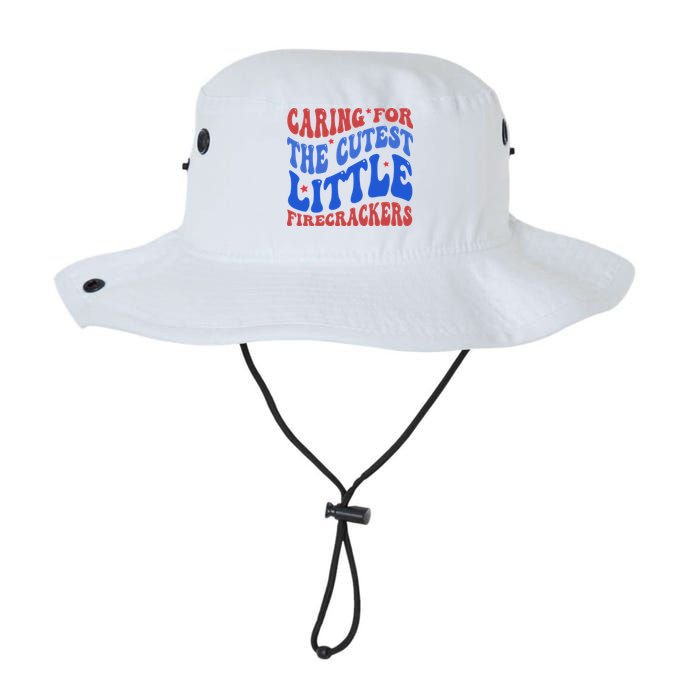 Caring For The Cutest Little Firecrackers 4th Of July Bucket Hat