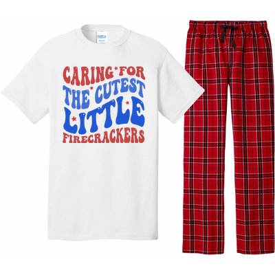 Caring For The Cutest Little Firecrackers 4th Of July Pajama Set