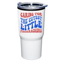 Caring For The Cutest Little Firecrackers 4th Of July Tumbler
