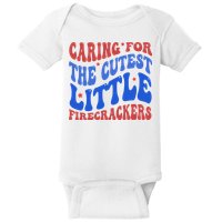 Caring For The Cutest Little Firecrackers 4th Of July Baby Bodysuit