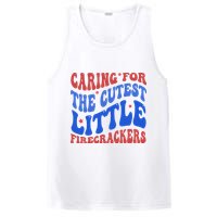 Caring For The Cutest Little Firecrackers 4th Of July PosiCharge Competitor Tank