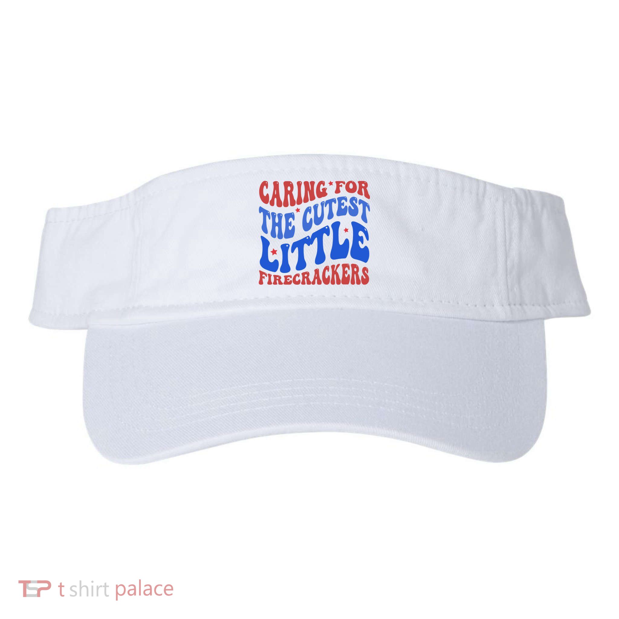 Caring For The Cutest Little Firecrackers 4th Of July Visor