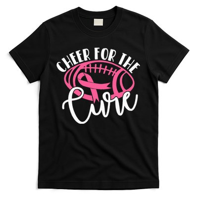 Cheer For The Cure Pink Breast Cancer Awareness  T-Shirt