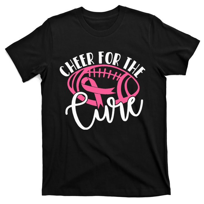 Cheer For The Cure Pink Breast Cancer Awareness  T-Shirt